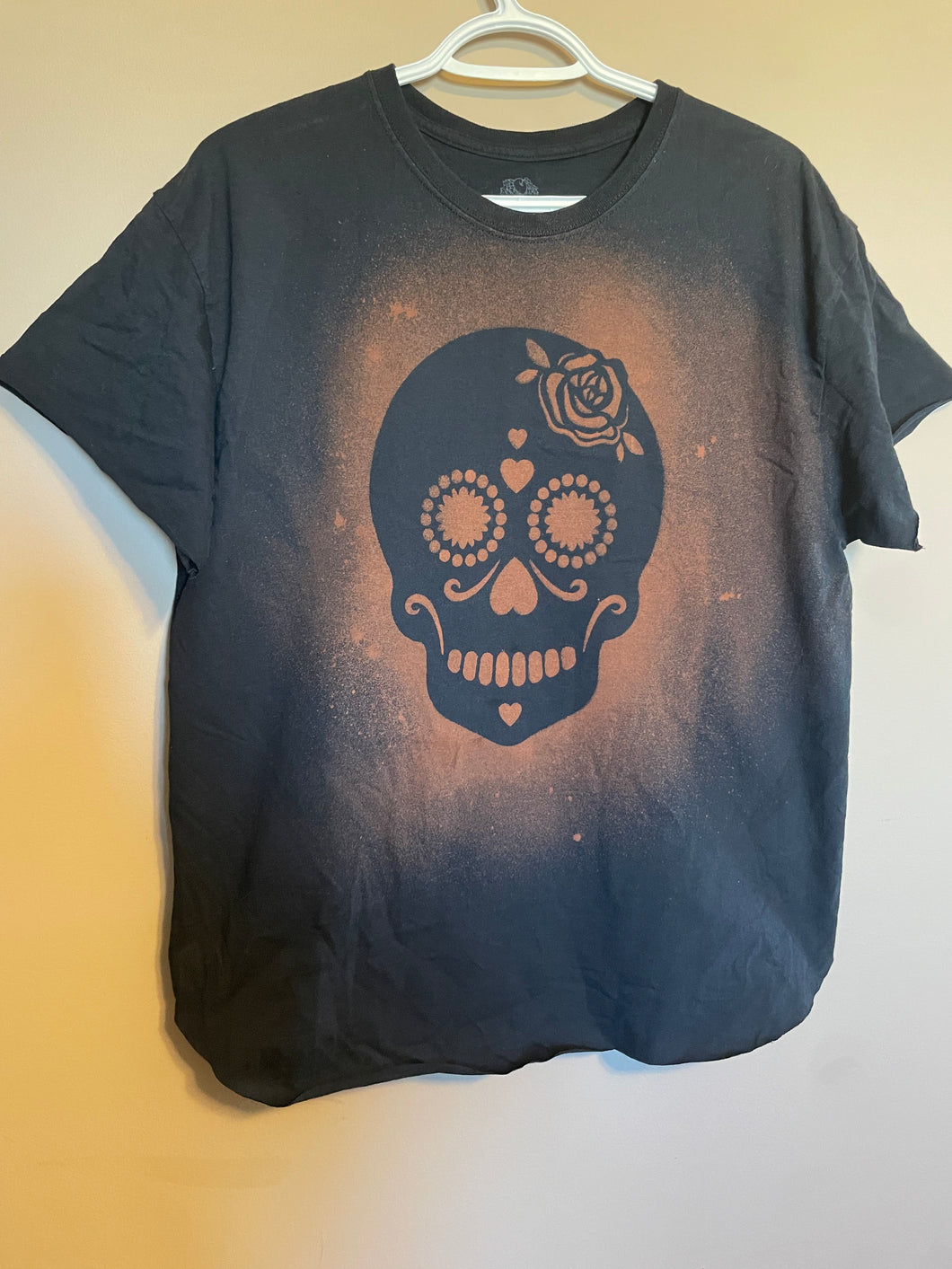 Rose sugar skull